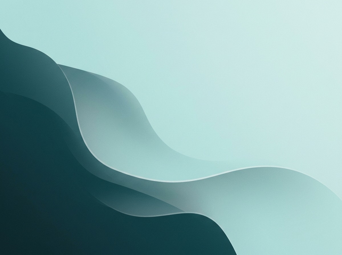 Section artwork: abstract calm coastal gradient illustration for