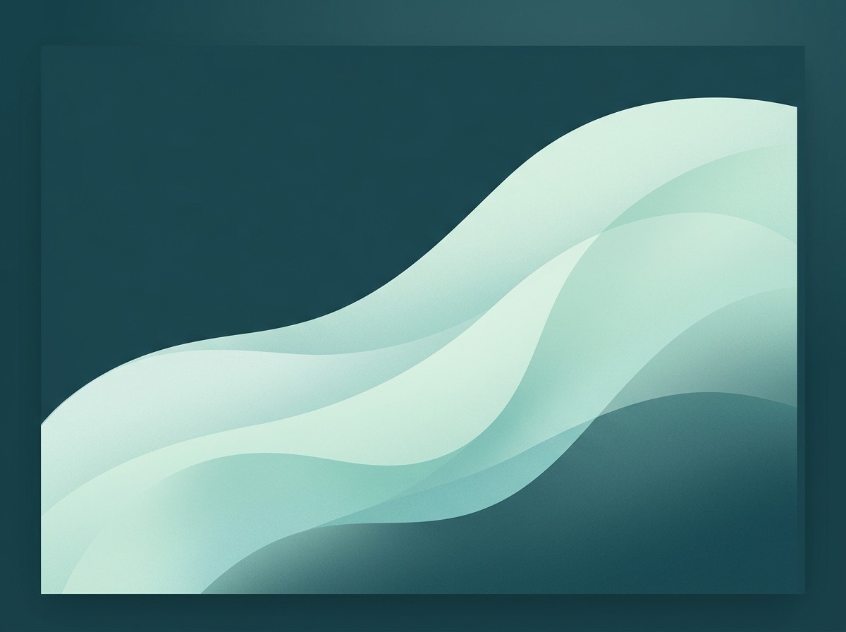 Section artwork: abstract calm coastal gradient illustration for 