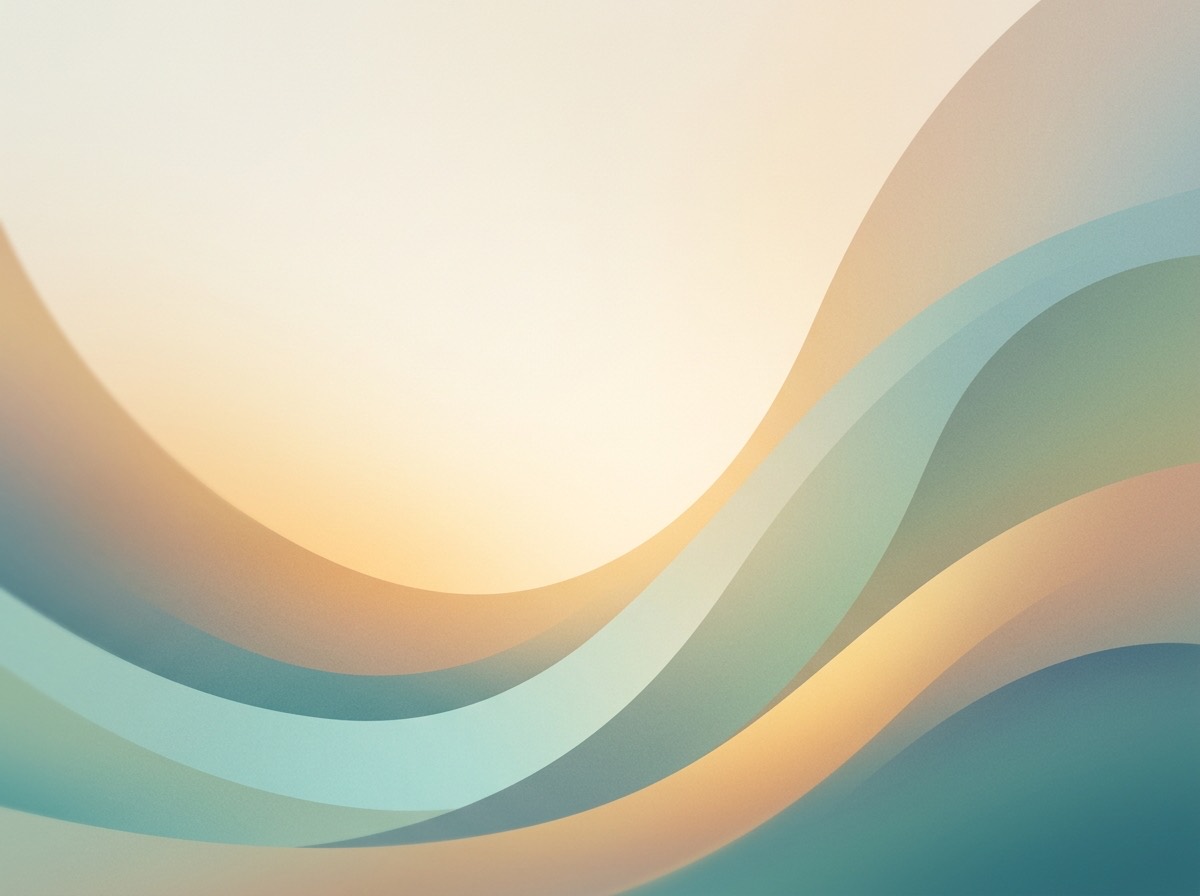 Section artwork: abstract calm coastal gradient illustration for 