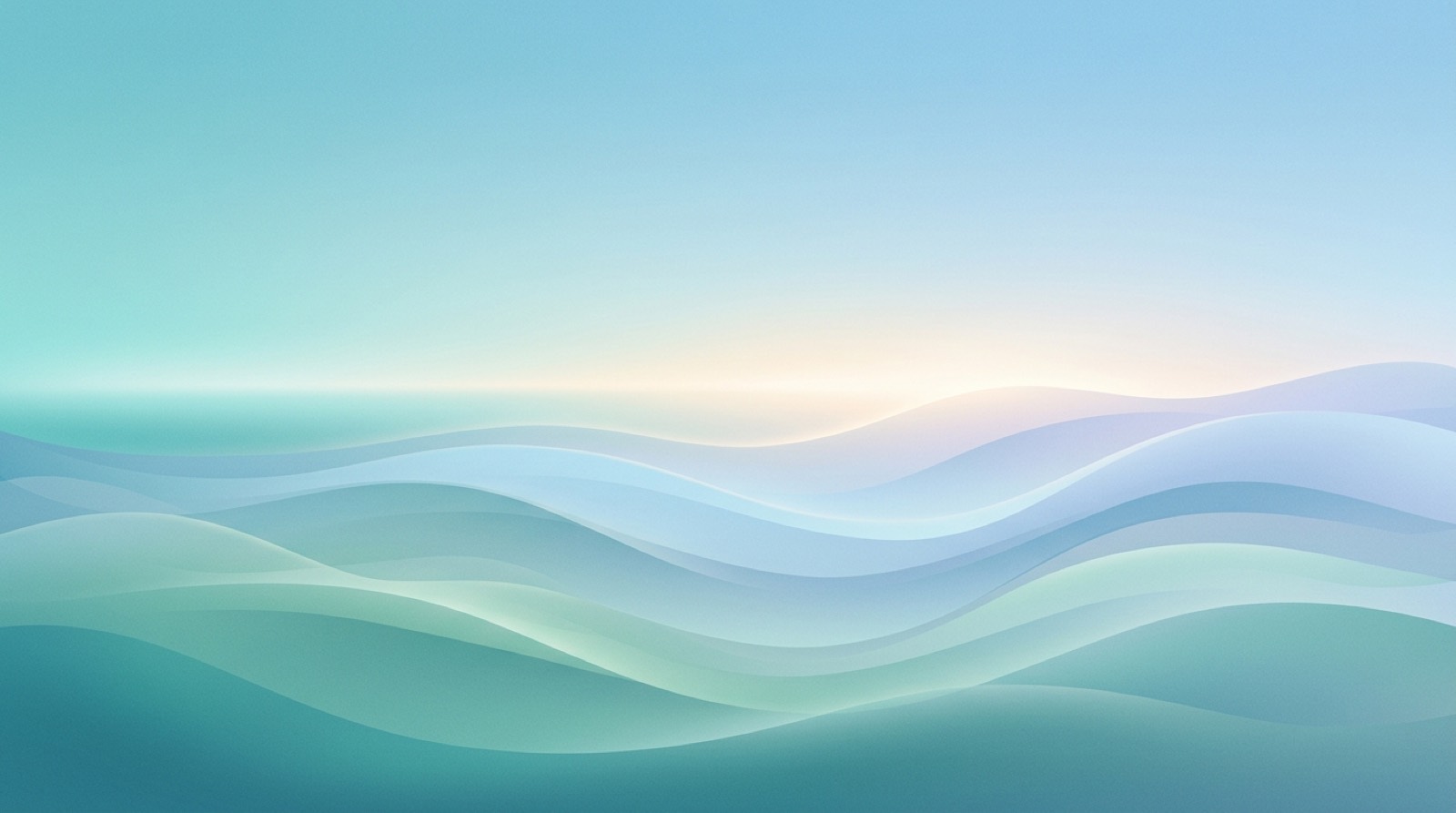 Header artwork: abstract calm coastal gradient illustration for "Can You Work While in an IOP?"