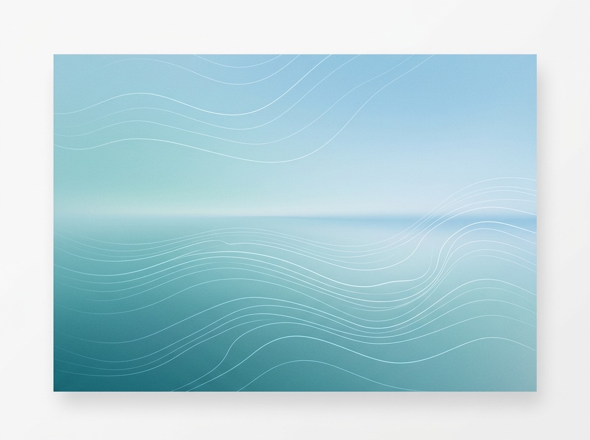 Section artwork: abstract calm coastal gradient illustration for 