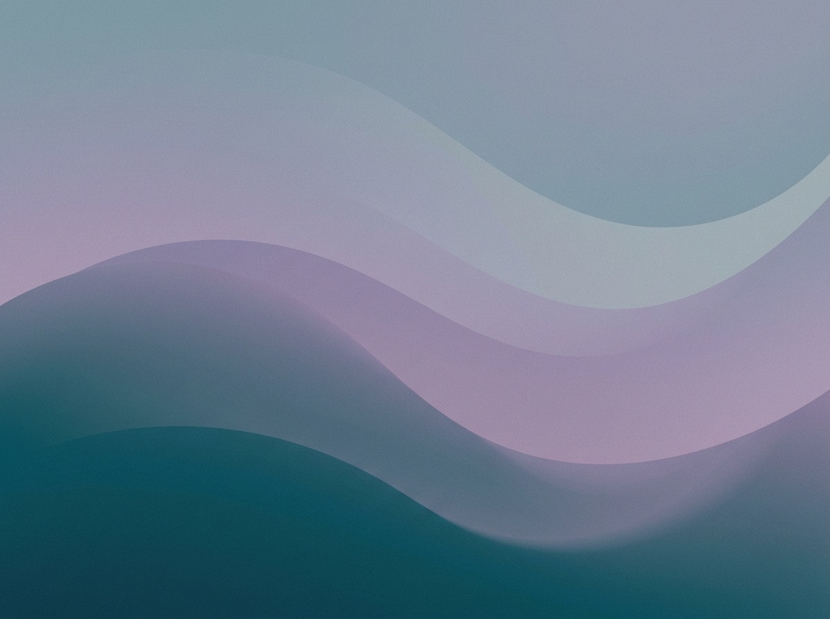 Section artwork: abstract calm coastal gradient illustration for