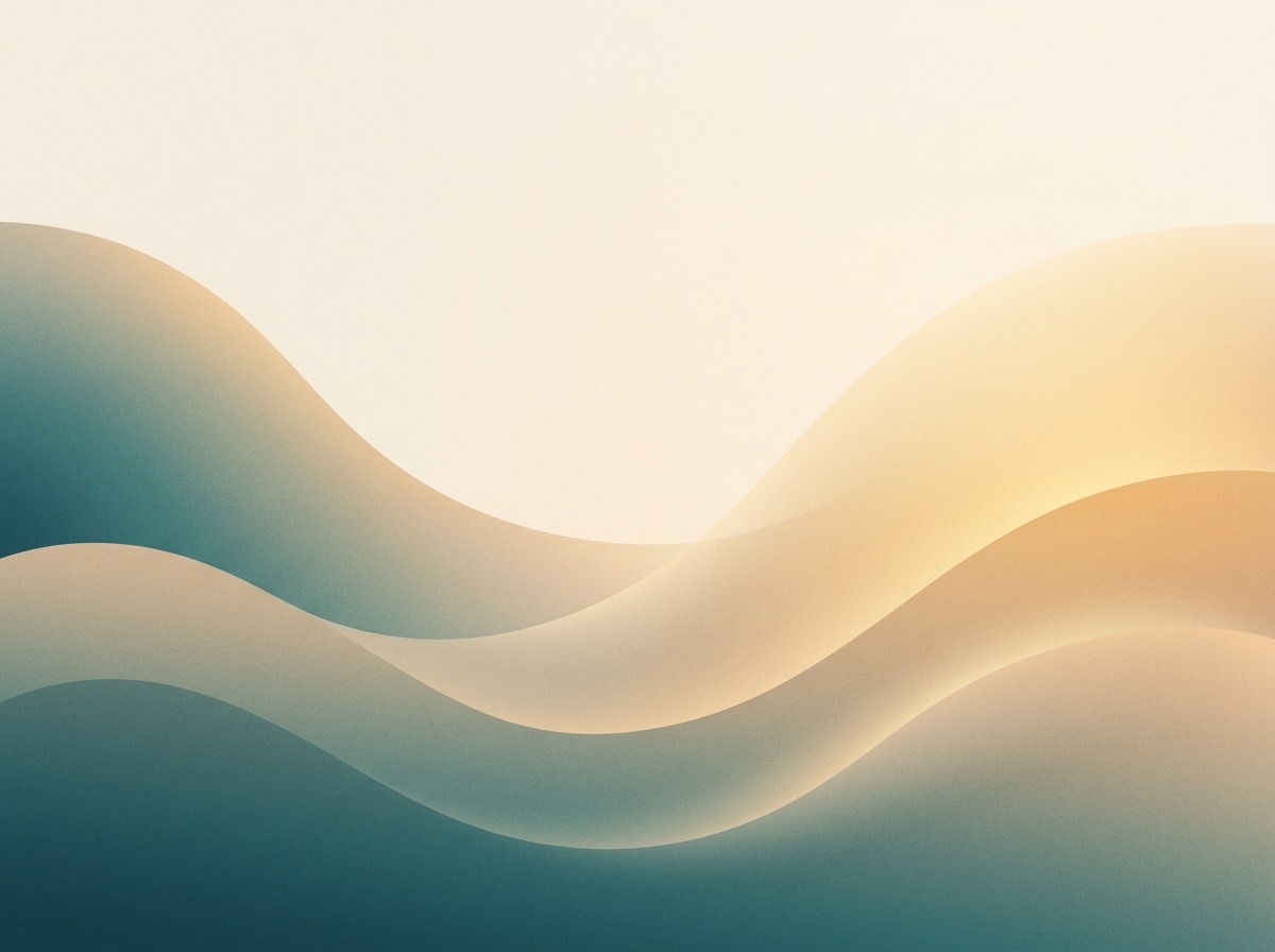 Section artwork: abstract calm coastal gradient illustration for 