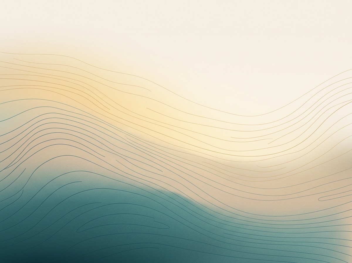 Section artwork: abstract calm coastal gradient illustration for 