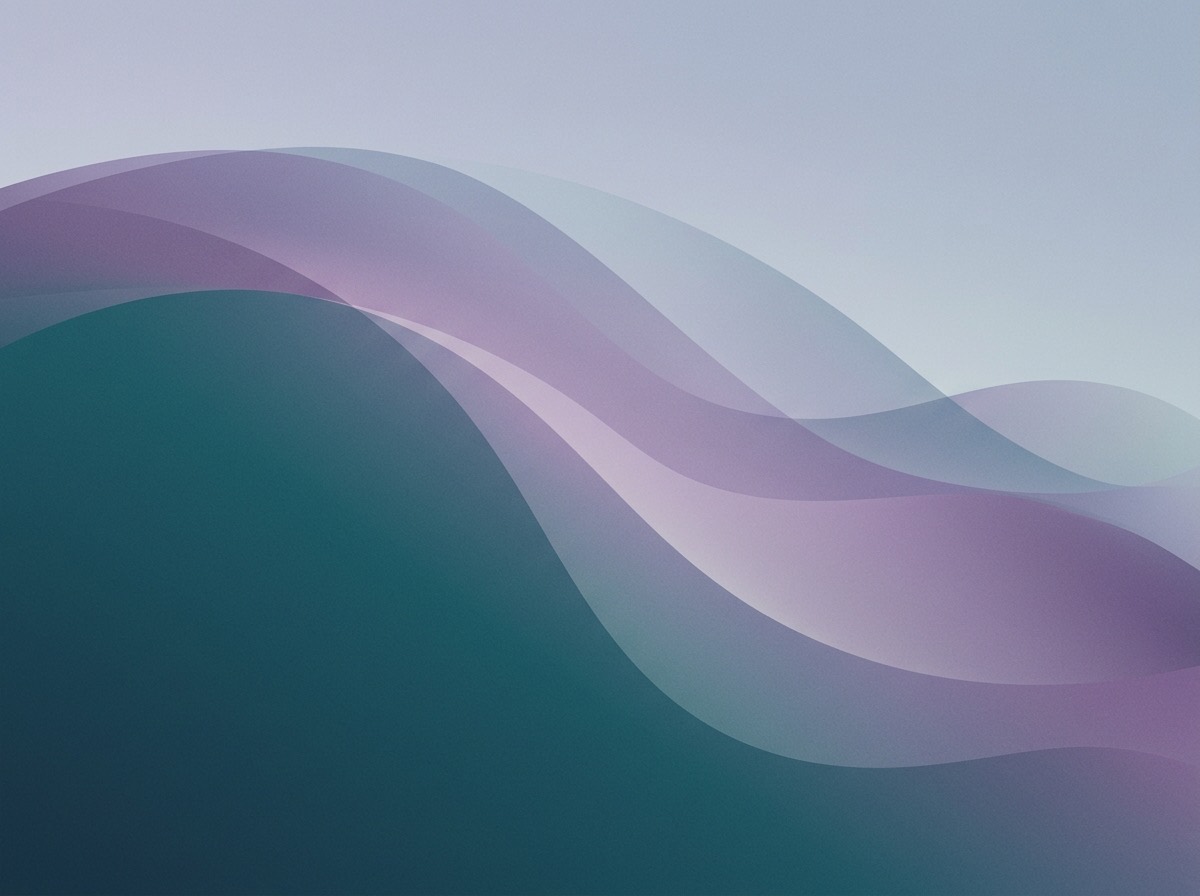 Section artwork: abstract calm coastal gradient illustration for 