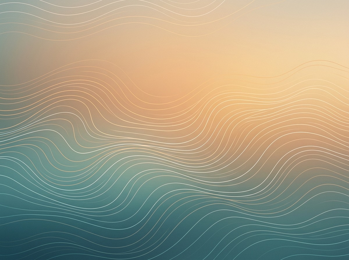 Section artwork: abstract calm coastal gradient illustration for 