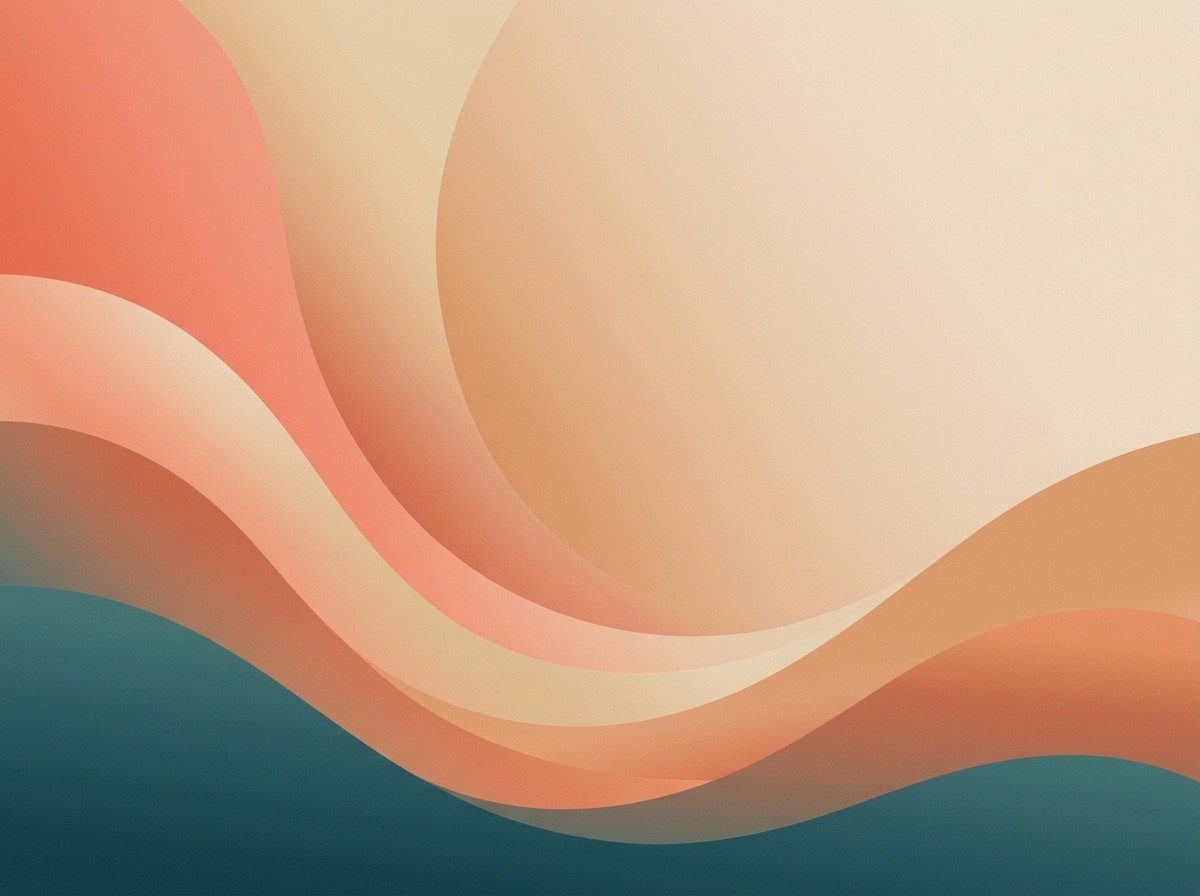 Section artwork: abstract calm coastal gradient illustration for 