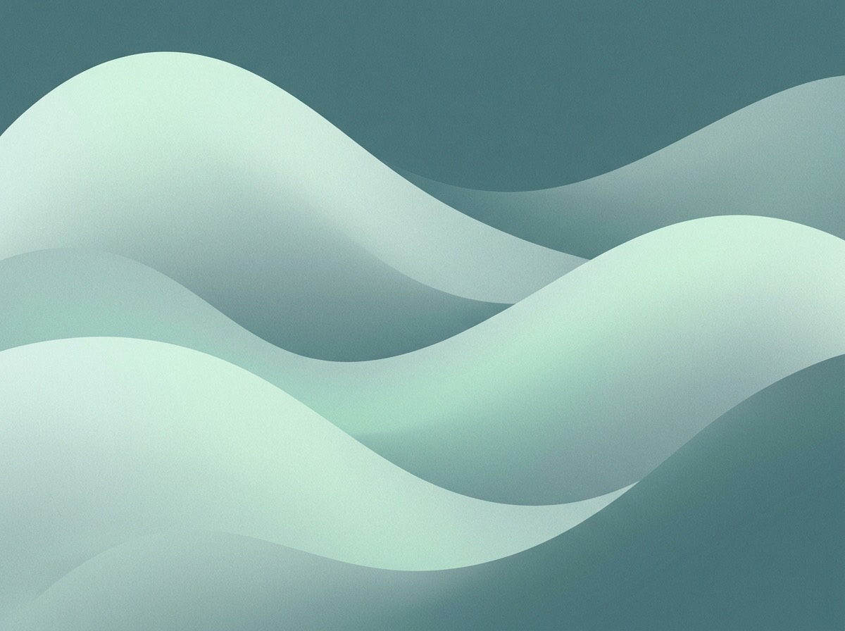 Section artwork: abstract calm coastal gradient illustration for 