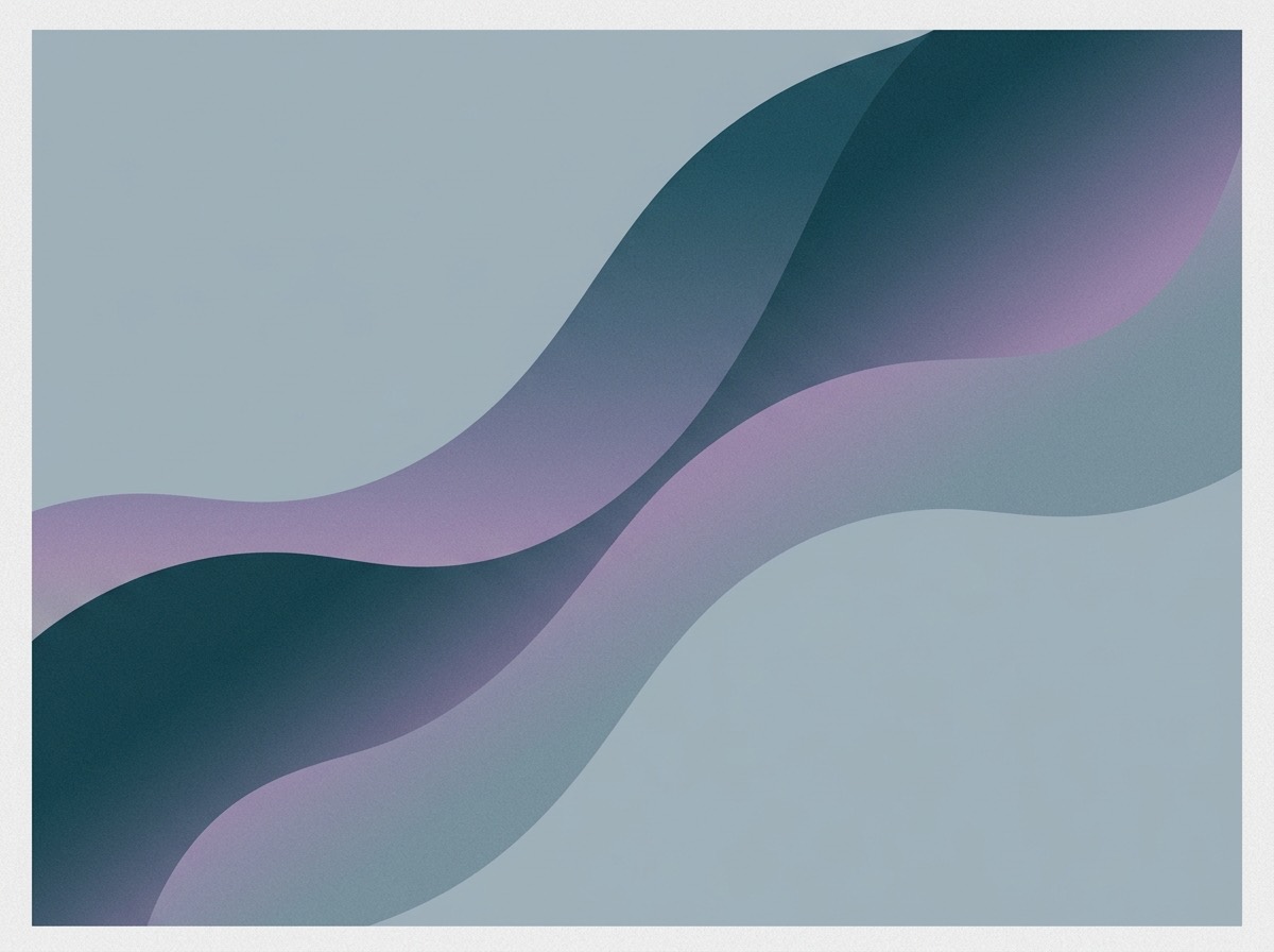 Section artwork: abstract calm coastal gradient illustration for 