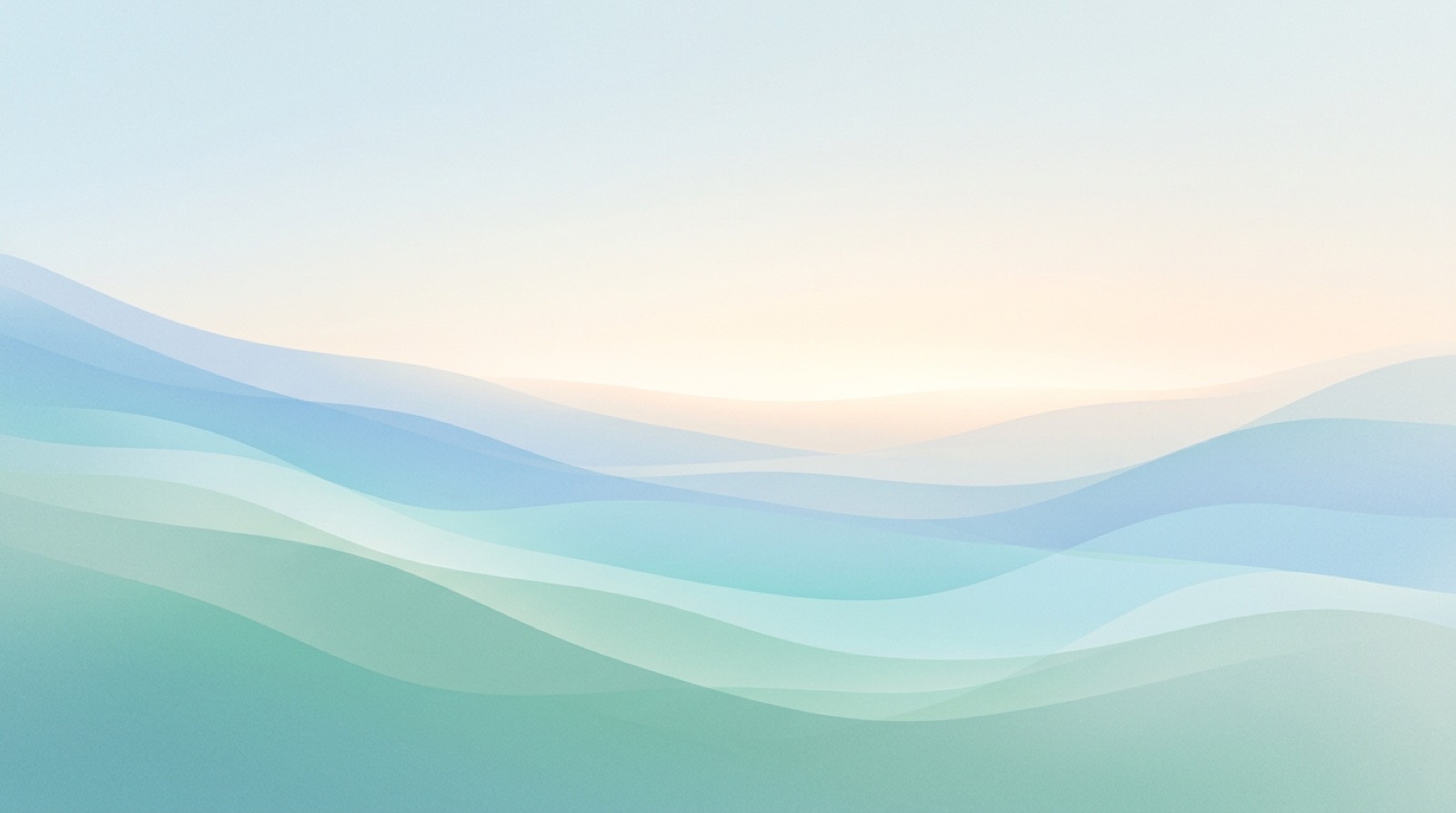 Header artwork: abstract calm coastal gradient illustration for "How Long Does IOP Take? What Determines Your Timeline"