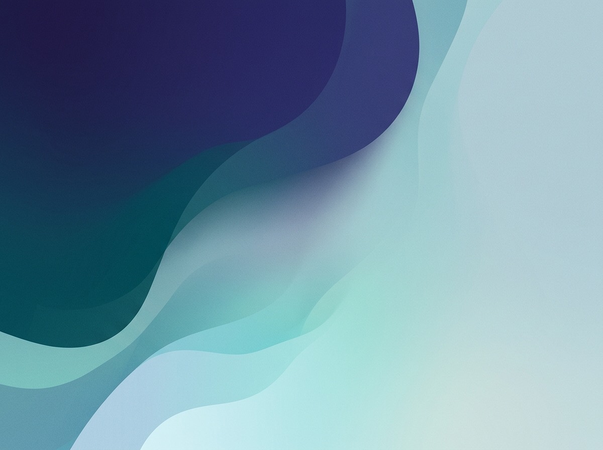 Section artwork: abstract calm coastal gradient illustration for 