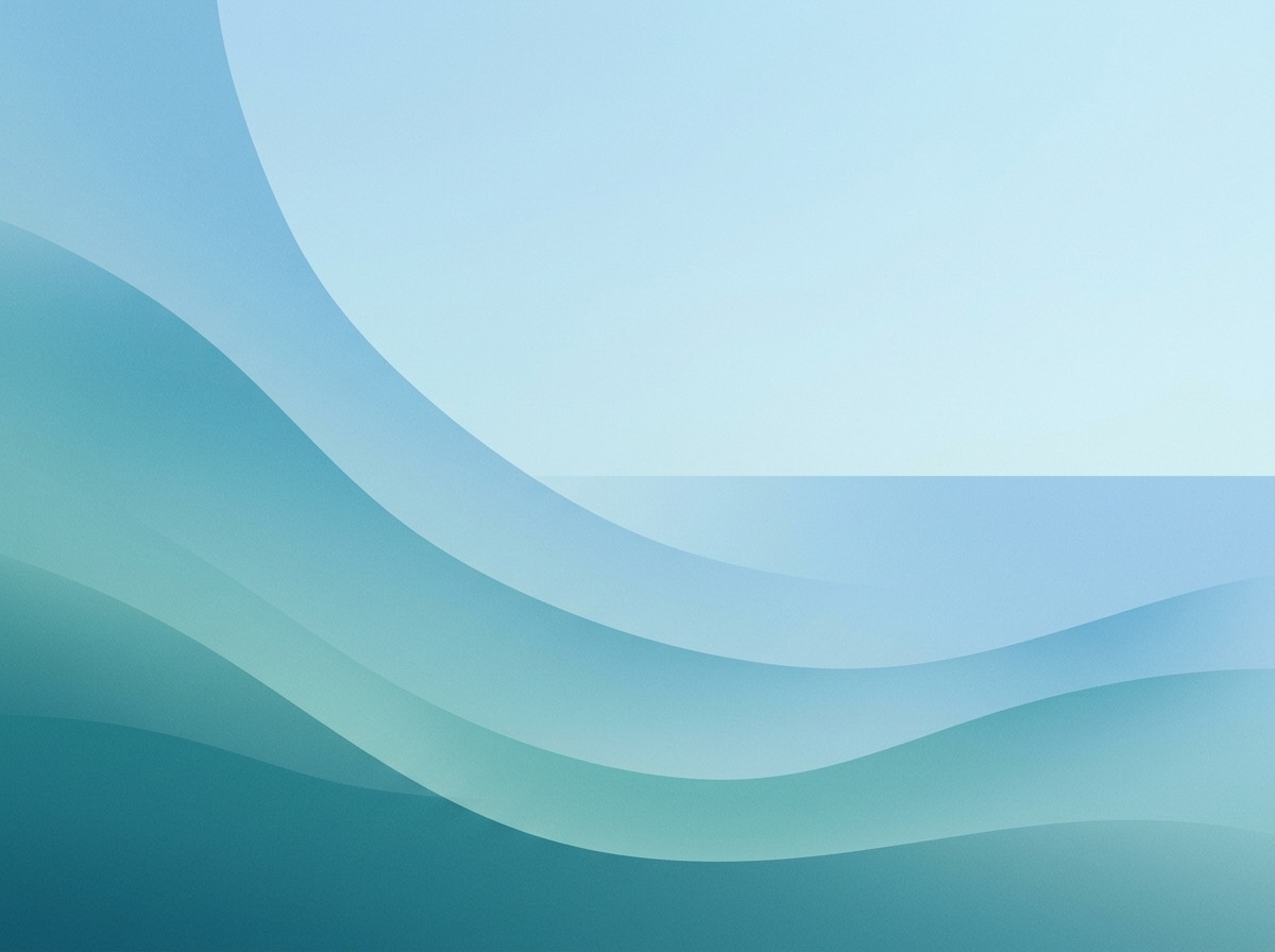 Section artwork: abstract calm coastal gradient illustration for 