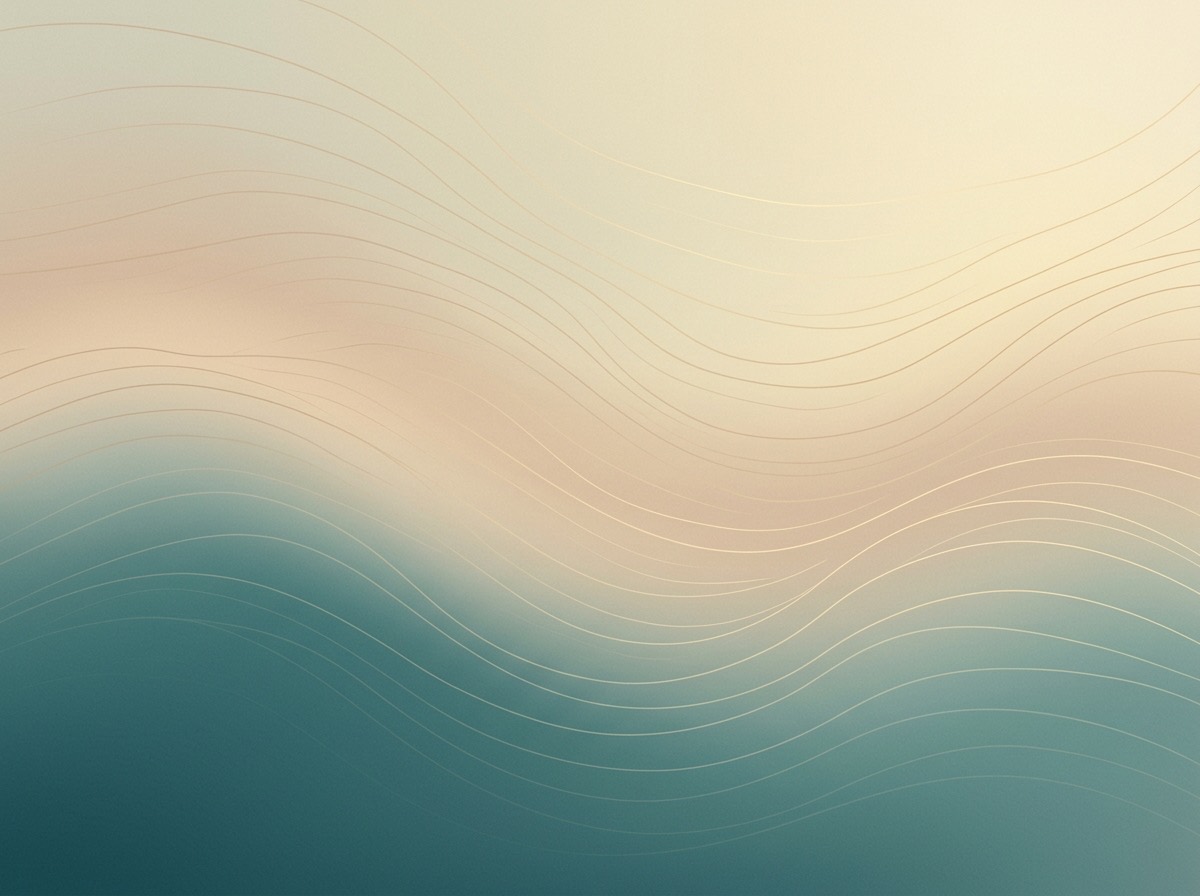 Section artwork: abstract calm coastal gradient illustration for 