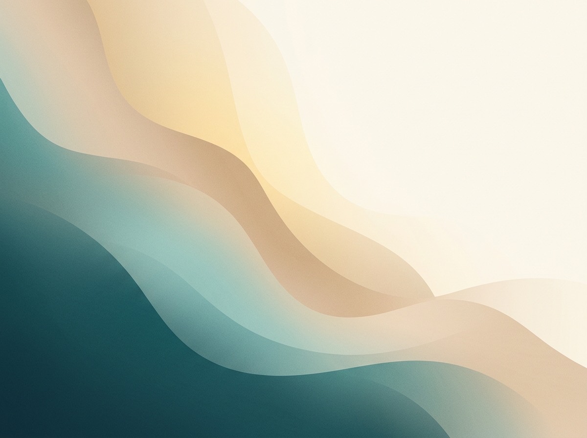 Section artwork: abstract calm coastal gradient illustration for 