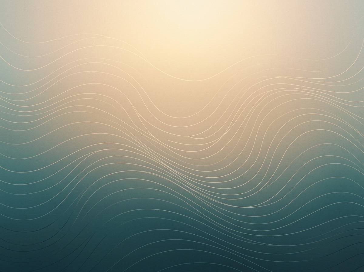 Section artwork: abstract calm coastal gradient illustration for 