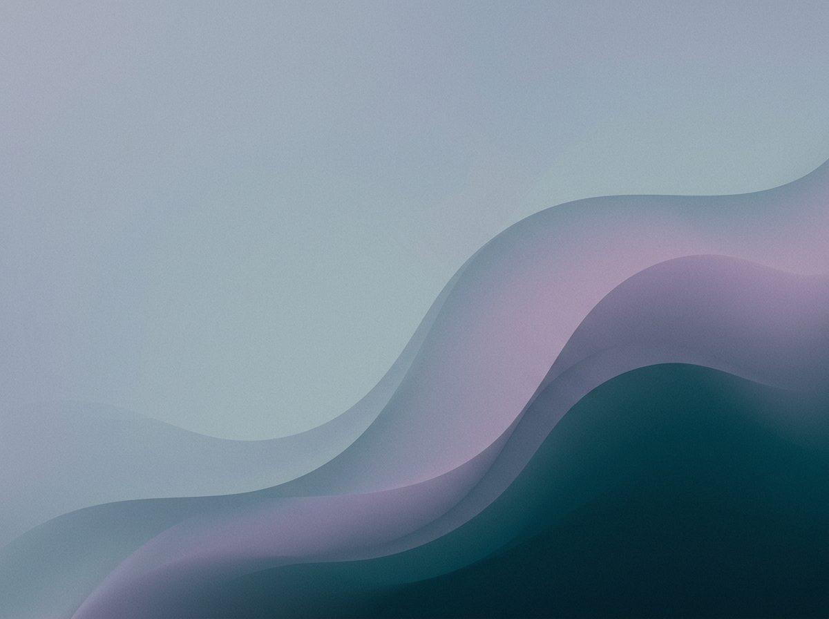 Section artwork: abstract calm coastal gradient illustration for 