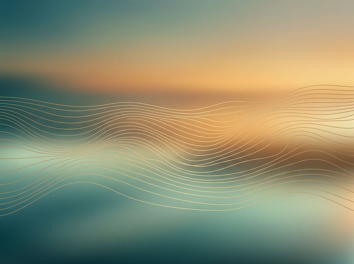 Section artwork: abstract calm coastal gradient illustration for 