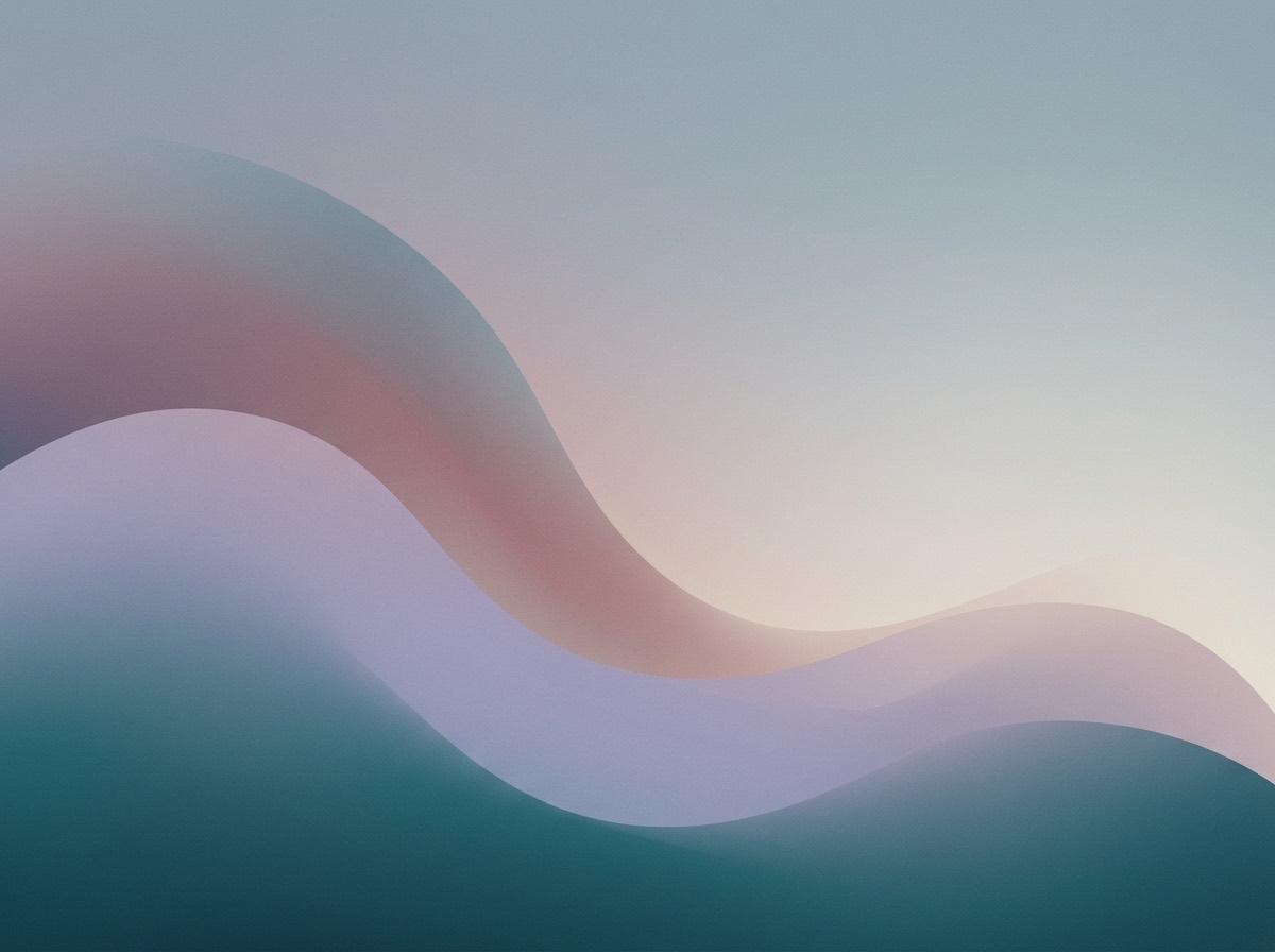 Section artwork: abstract calm coastal gradient illustration for 
