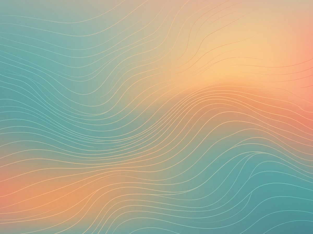 Section artwork: abstract calm coastal gradient illustration for 