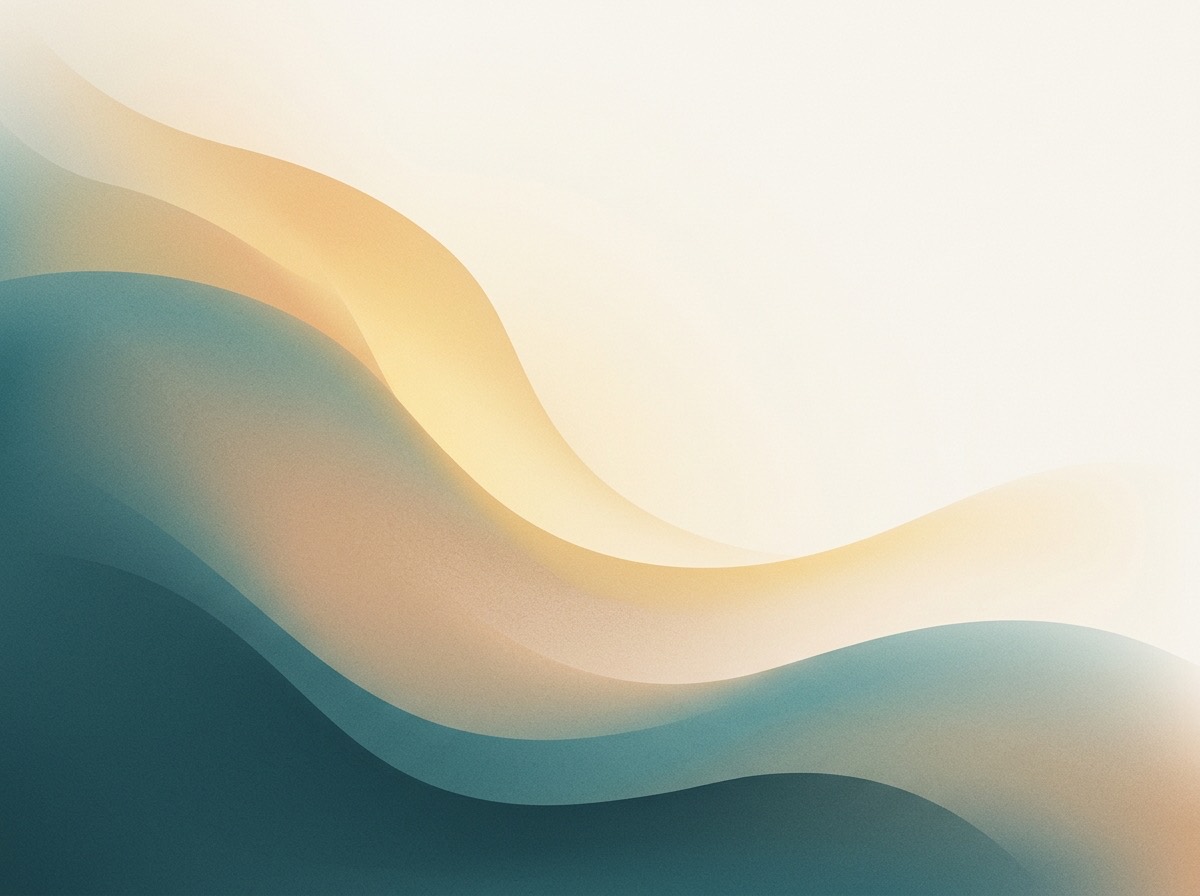 Section artwork: abstract calm coastal gradient illustration for 