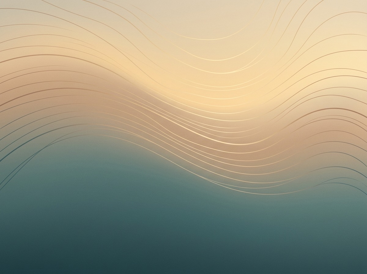 Section artwork: abstract calm coastal gradient illustration for 