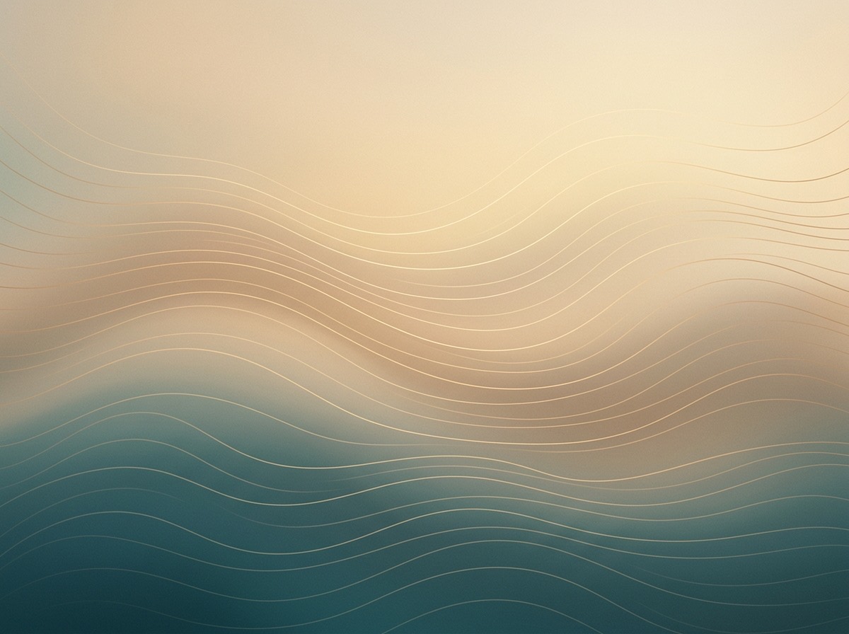 Section artwork: abstract calm coastal gradient illustration for 