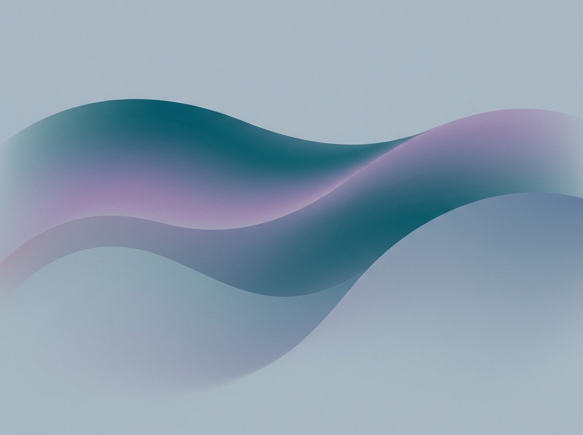 Section artwork: abstract calm coastal gradient illustration for 