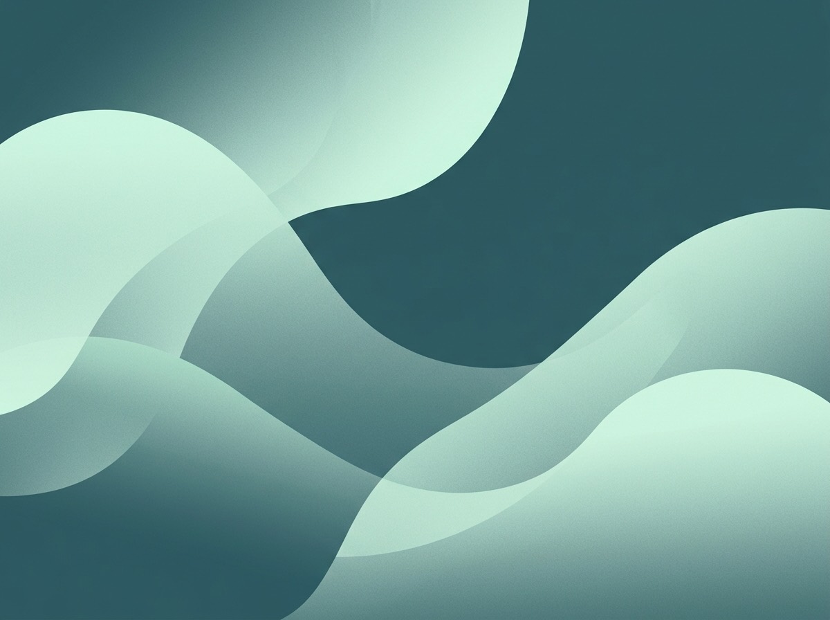 Section artwork: abstract calm coastal gradient illustration for 