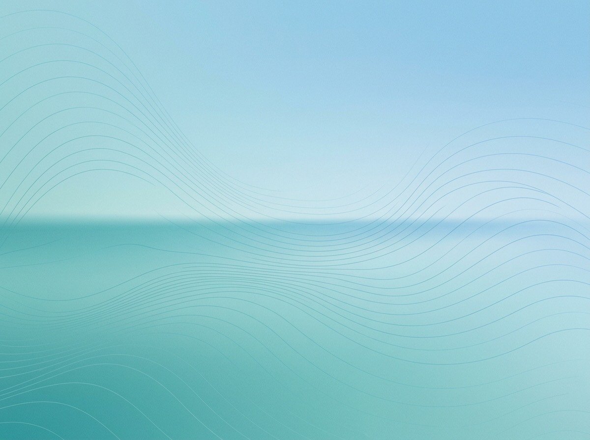 Section artwork: abstract calm coastal gradient illustration for 