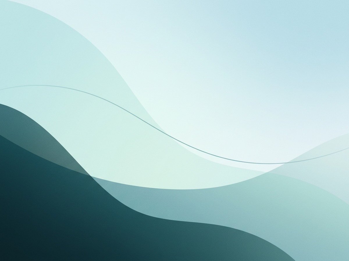 Section artwork: abstract calm coastal gradient illustration for