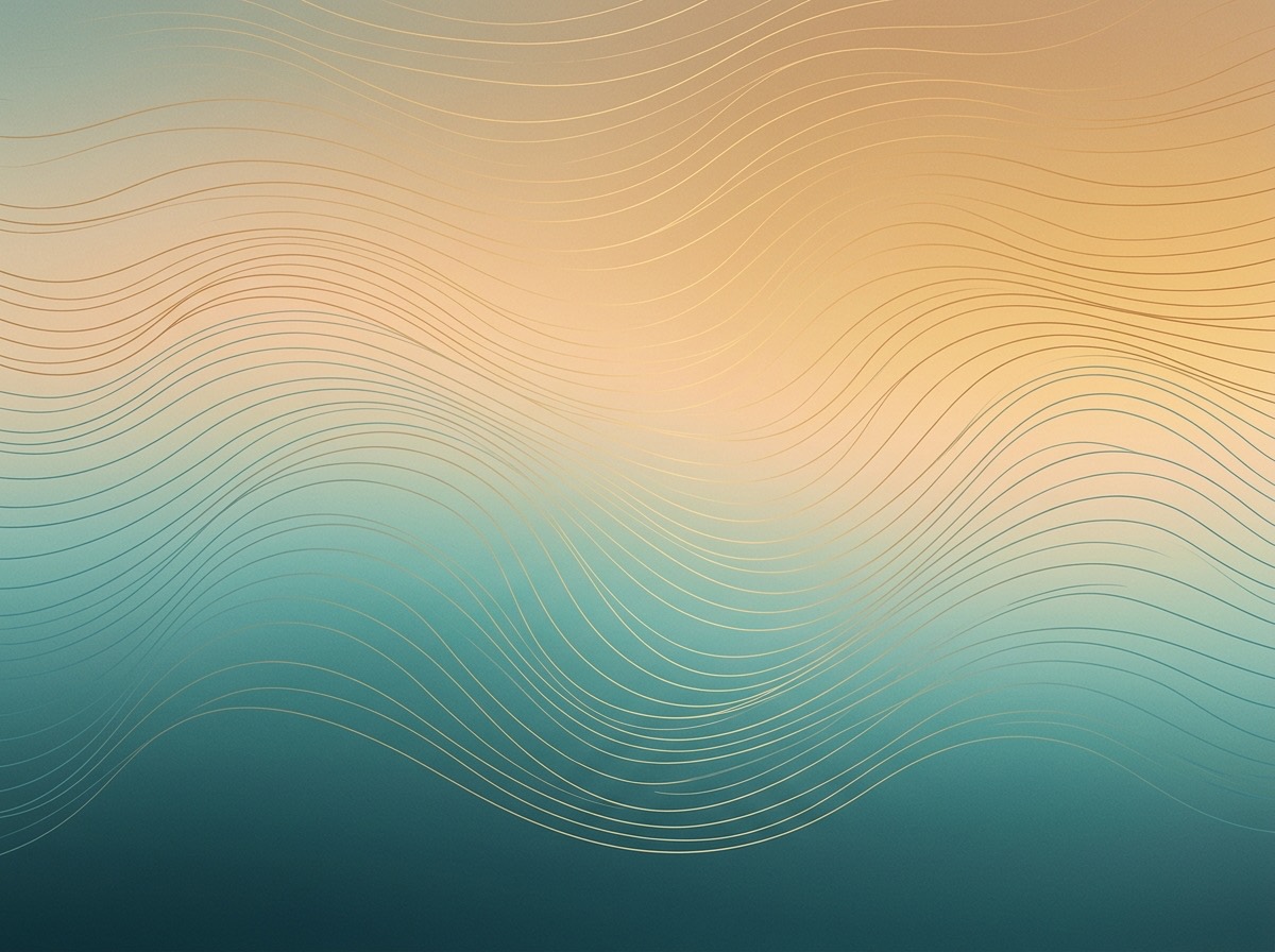 Section artwork: abstract calm coastal gradient illustration for 