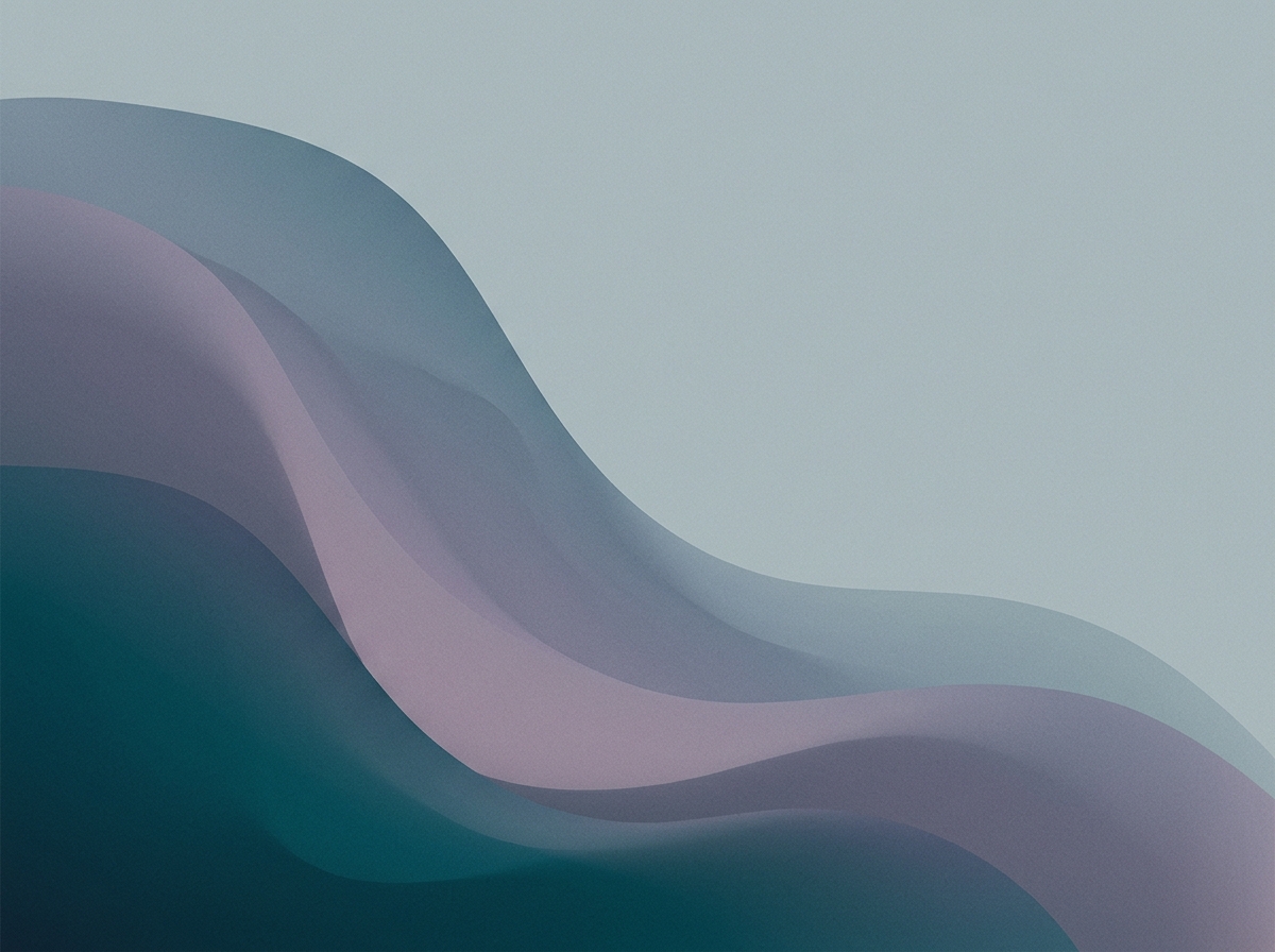 Section artwork: abstract calm coastal gradient illustration for 