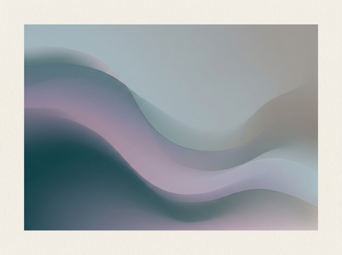Section artwork: abstract calm coastal gradient illustration for 
