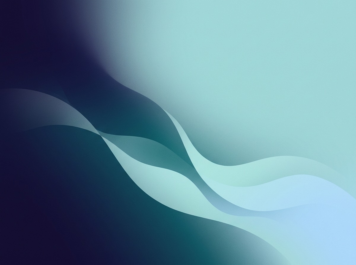 Section artwork: abstract calm coastal gradient illustration for 