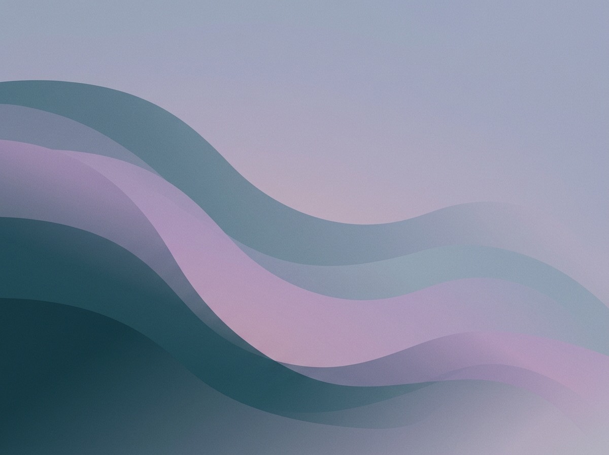 Section artwork: abstract calm coastal gradient illustration for 