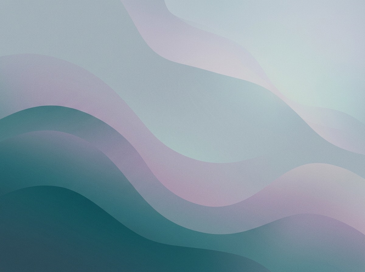 Section artwork: abstract calm coastal gradient illustration for