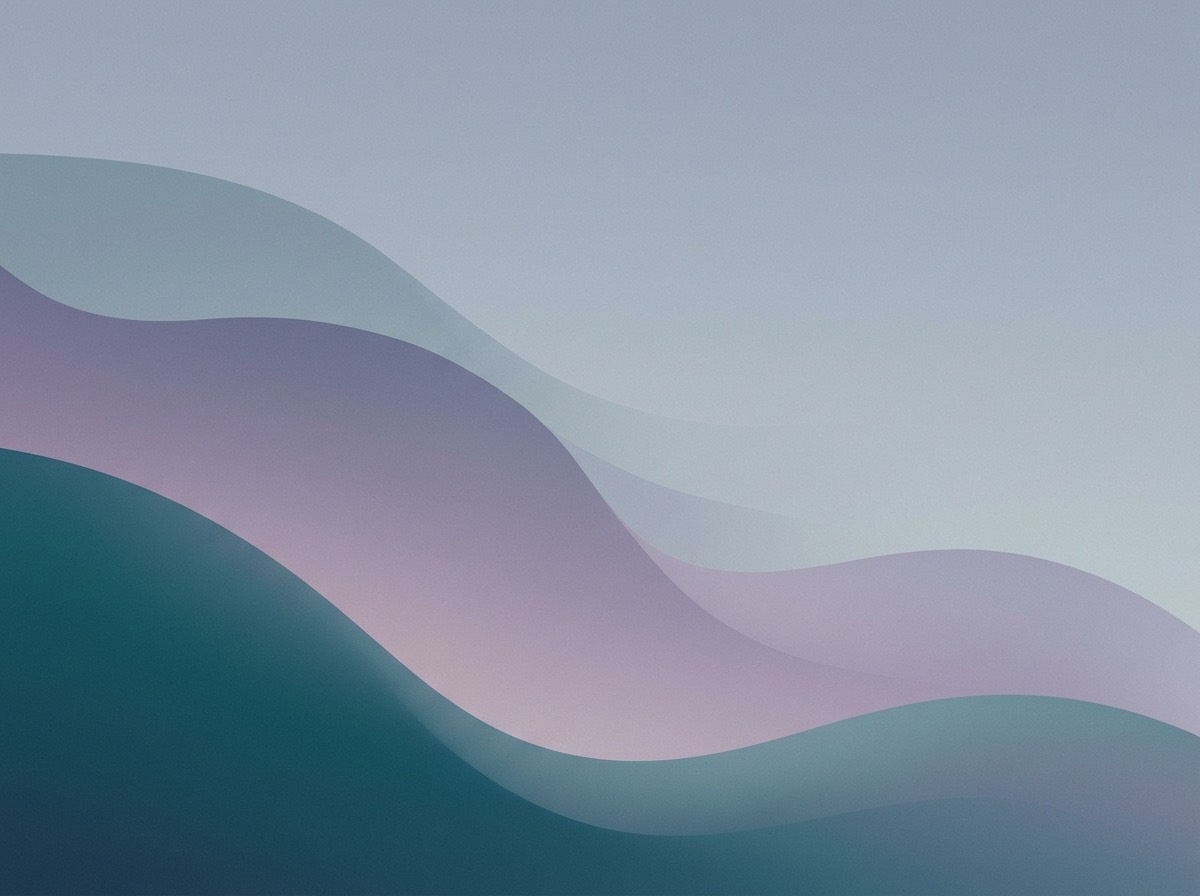 Section artwork: abstract calm coastal gradient illustration for