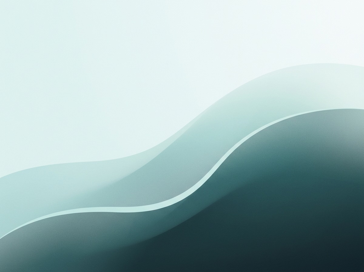 Section artwork: abstract calm coastal gradient illustration for